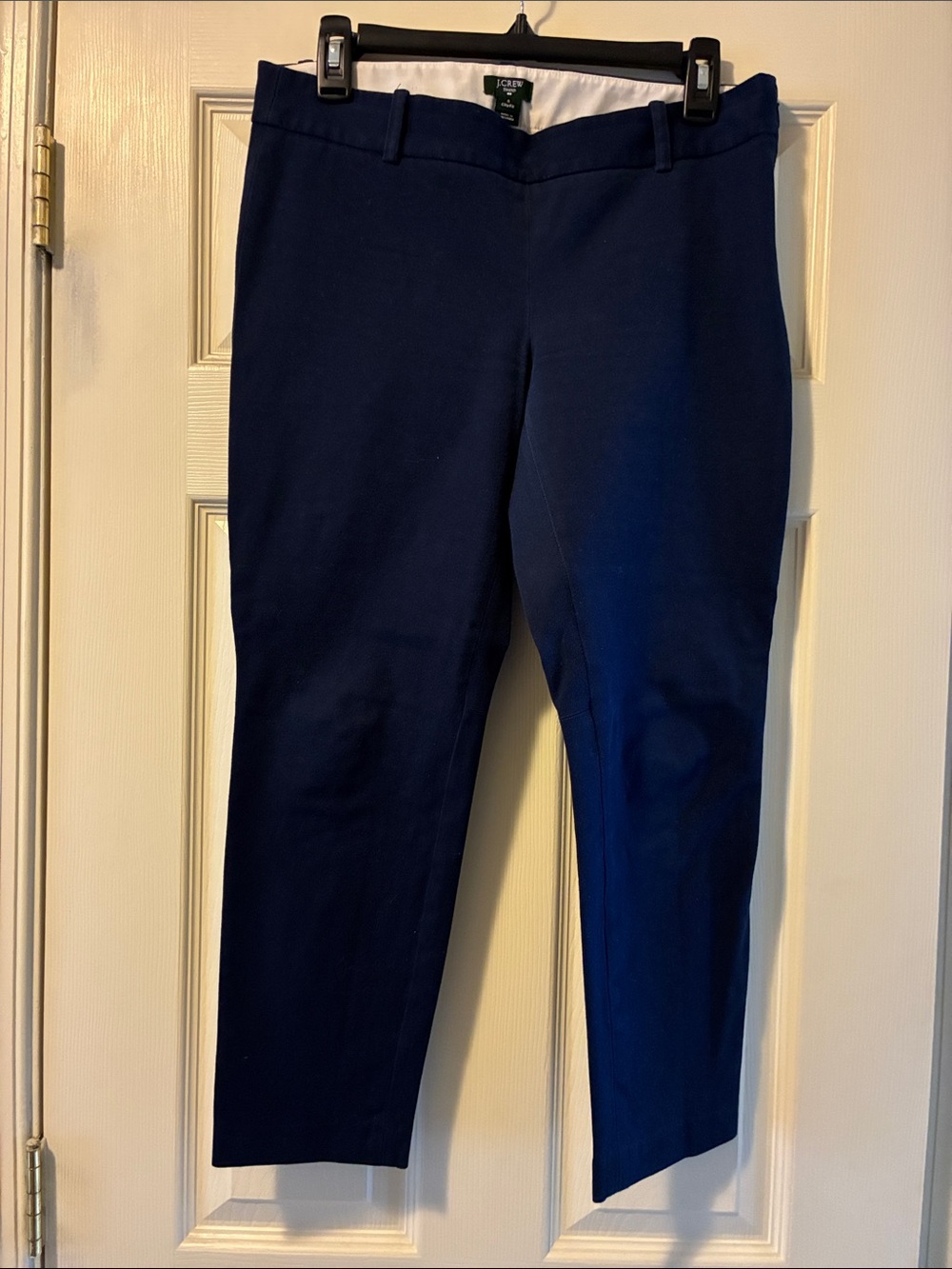J. Crew Factory Navy Cropped Slim Ankle Pants